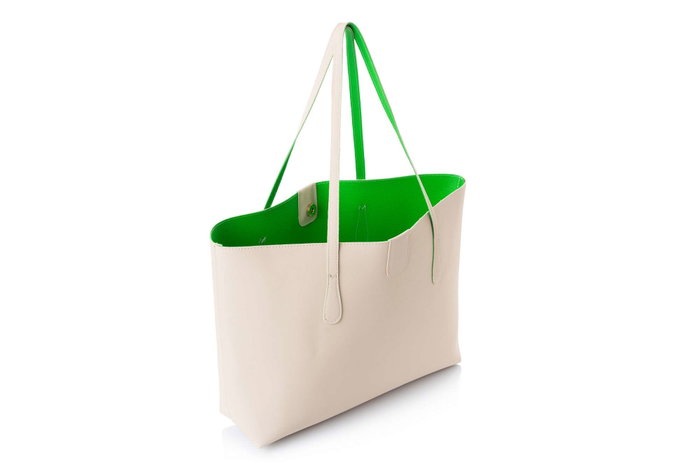 Lucky Bees Bolsa Tote 1238 Znc - Crema Lucky Bees Bolsa Tote 1238 Znc - Crema